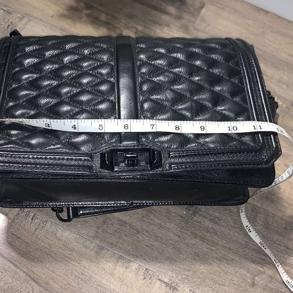 NWT REBECCA MINKOFF LOVE JUMBO QUILTED CROSSBODY - Picture 10 of 14